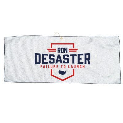 Ron DeSaster Failure To Launch Ron DeSantis For President 2024 Large Microfiber Waffle Golf Towel