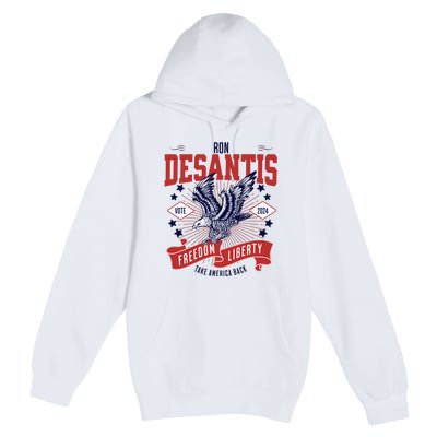 Ron Desantis For President 2024 Premium Pullover Hoodie