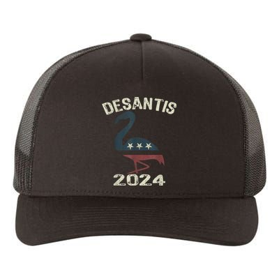 Ron DeSantis For President 2024 Flamingo DeSantis 2024 Yupoong Adult 5-Panel Trucker Hat