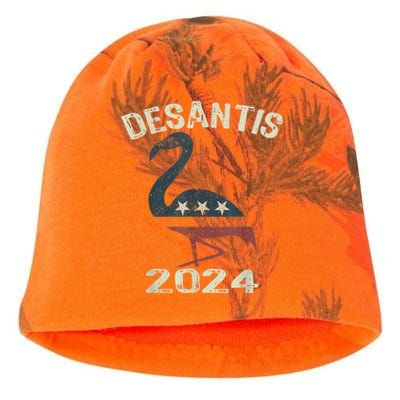 Ron DeSantis For President 2024 Flamingo DeSantis 2024 Kati - Camo Knit Beanie