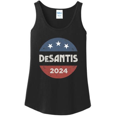 Ron DeSantis For President 2024 Campaign Ladies Essential Tank