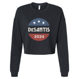 Ron DeSantis For President 2024 Campaign Cropped Pullover Crew