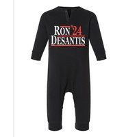 Ron DeSantis For President In 2024 Infant Fleece One Piece