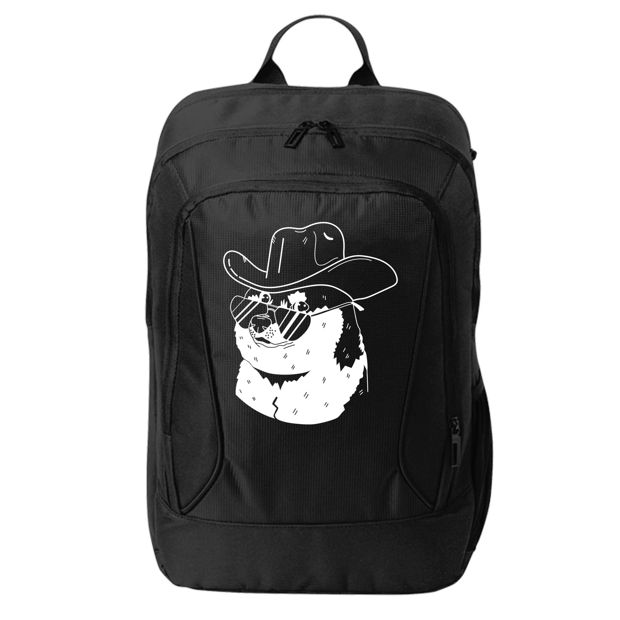 Rodeo Doge Funny Dogecoin City Backpack