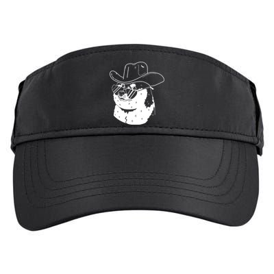 Rodeo Doge Funny Dogecoin Adult Drive Performance Visor