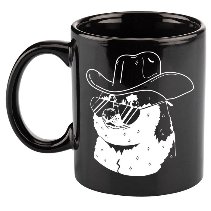 Rodeo Doge Funny Dogecoin 11oz C Handle Ceramic Mug