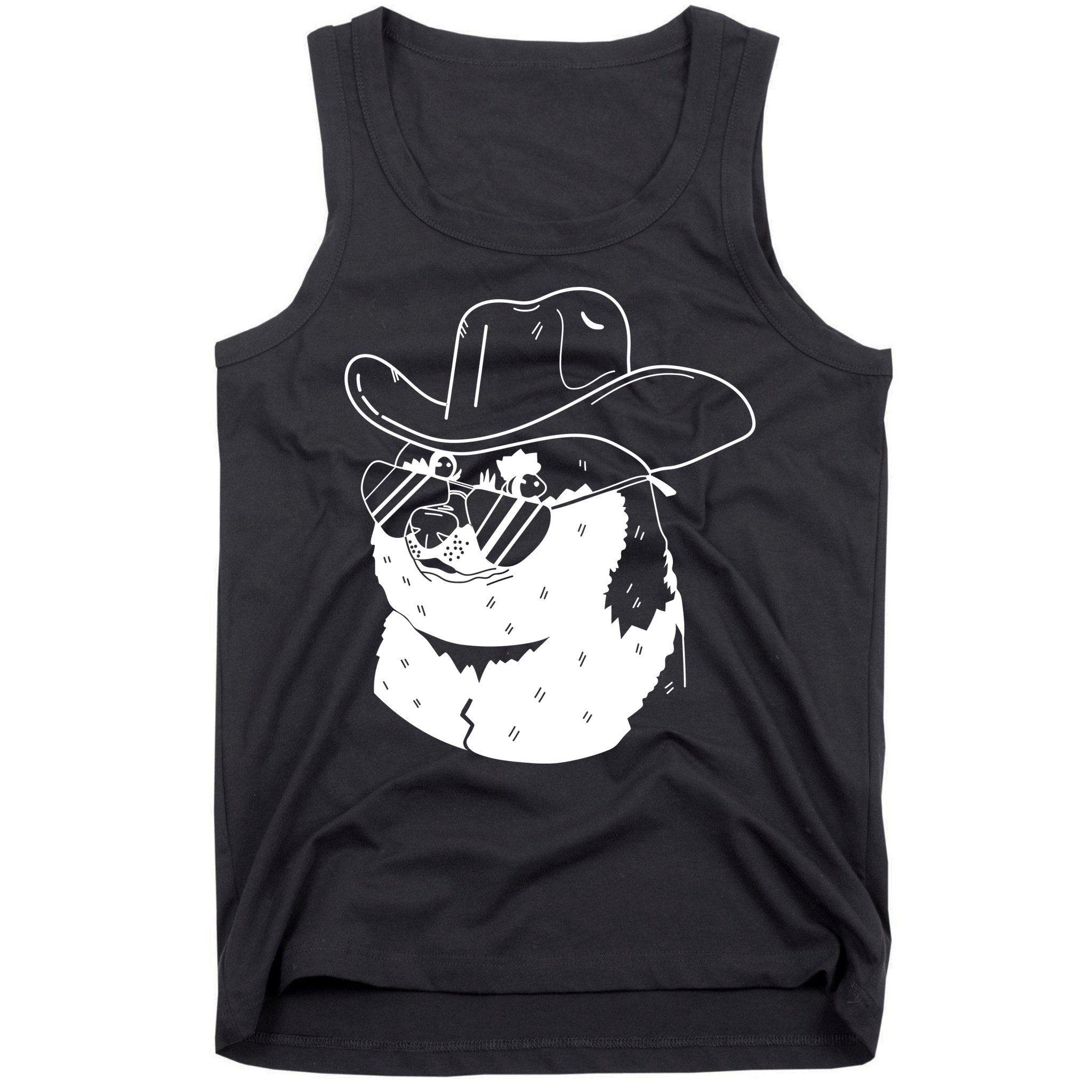 Rodeo Doge Funny Dogecoin Tank Top
