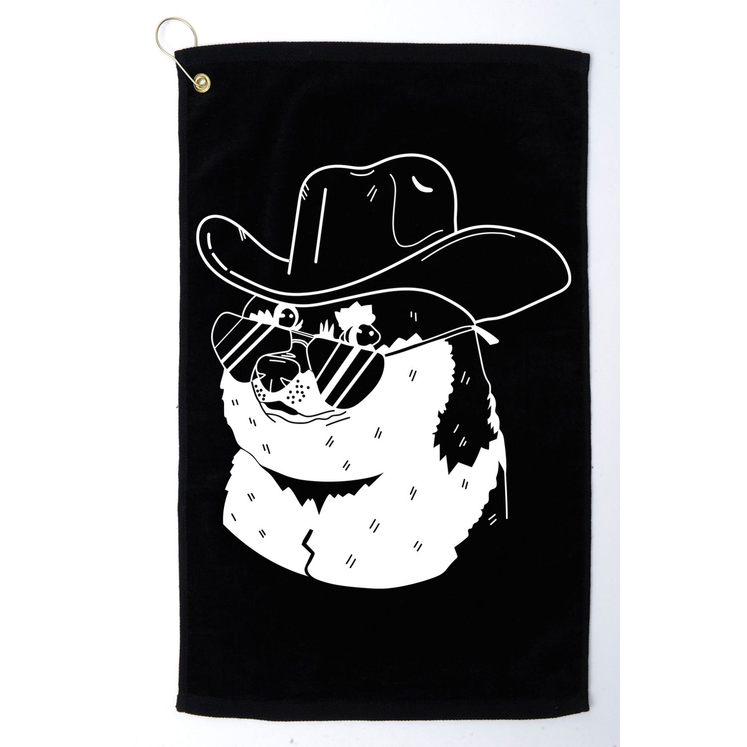 Rodeo Doge Funny Dogecoin Golf Towel