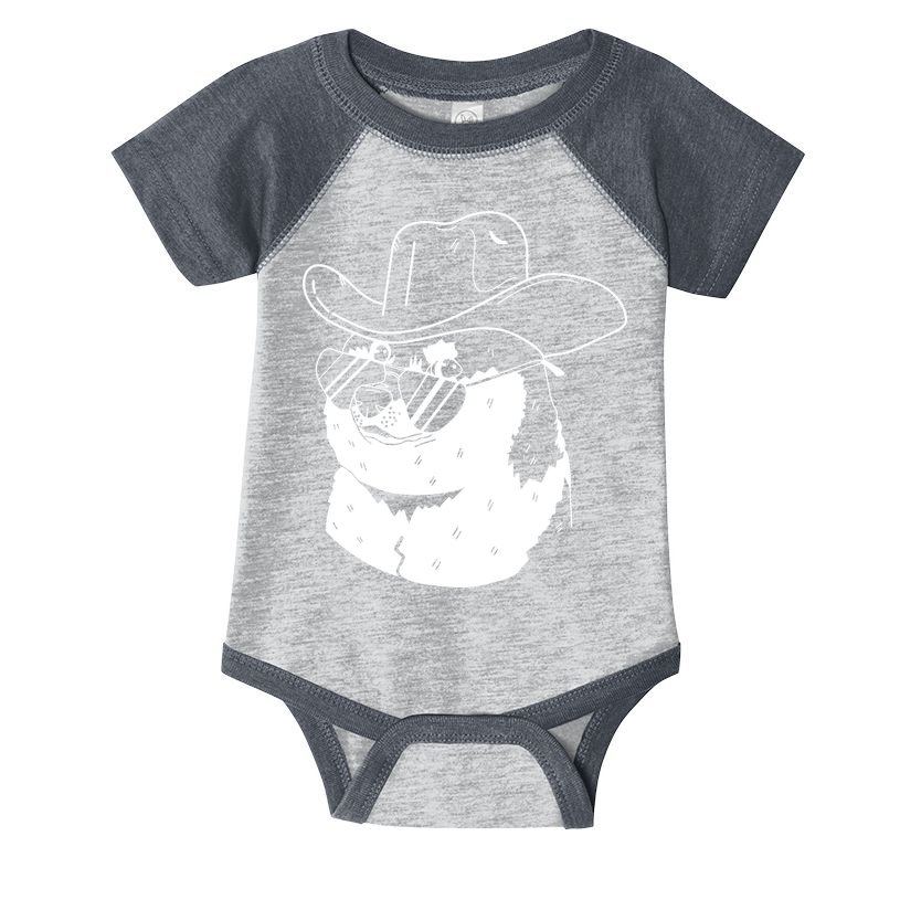 Rodeo Doge Funny Dogecoin Infant Baby Jersey Bodysuit