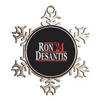 Ron DeSantis For President In 2024 Metallic Star Ornament