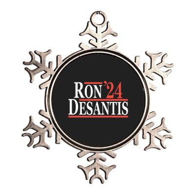 Ron DeSantis For President In 2024 Metallic Star Ornament