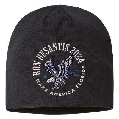 Ron Desantis For President 2024 Make America Florida Sustainable Beanie