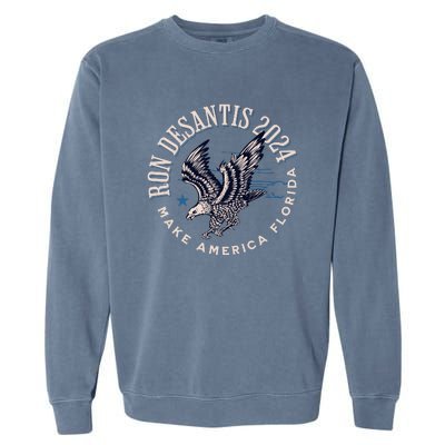 Ron Desantis For President 2024 Make America Florida Garment-Dyed Sweatshirt