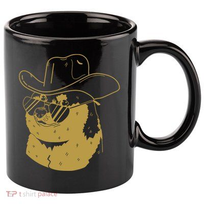 Rodeo Doge Funny Dogecoin 11oz C Handle Ceramic Mug
