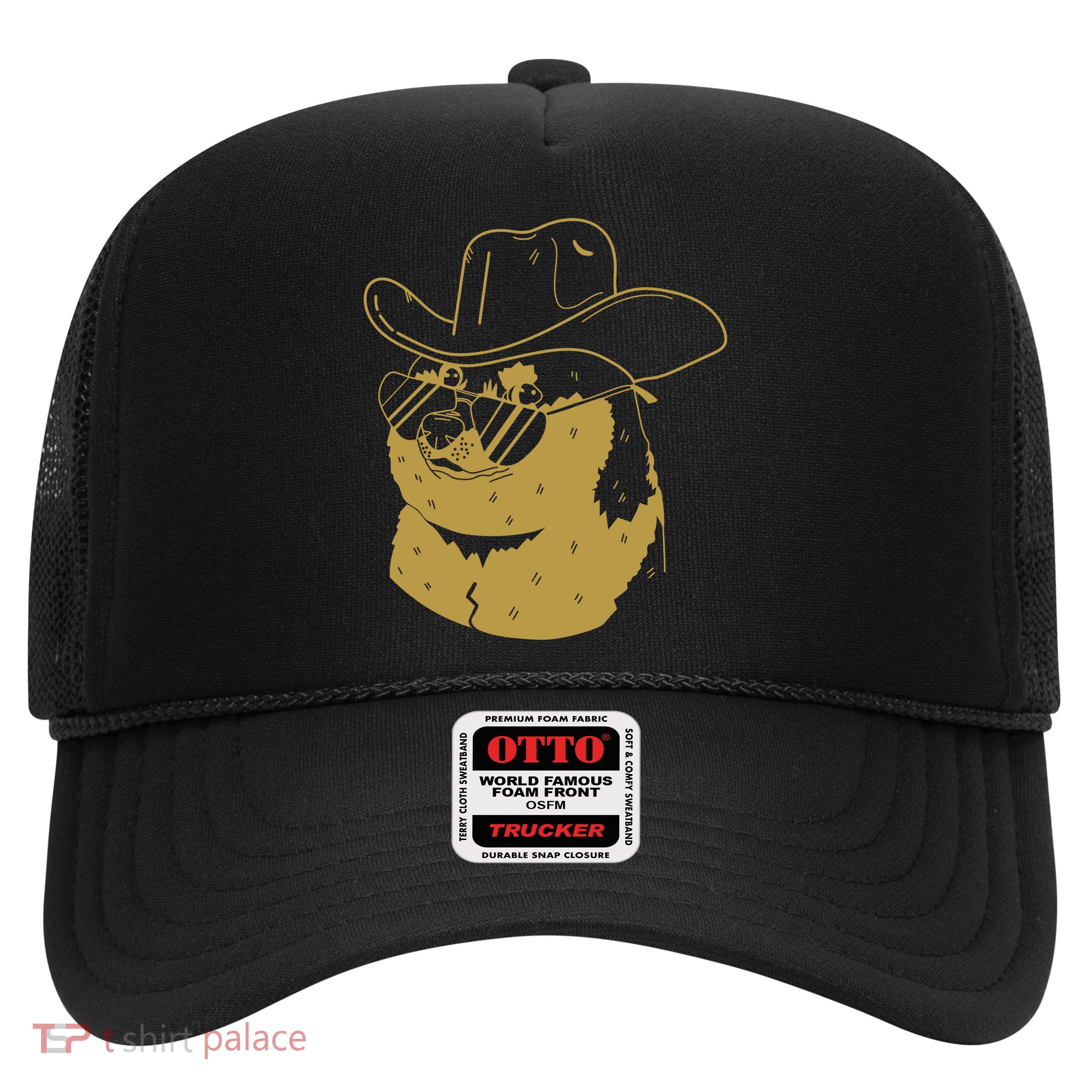 Rodeo Doge Funny Dogecoin Trucker Hat