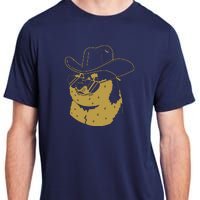 Rodeo Doge Funny Dogecoin Adult ChromaSoft Performance T-Shirt