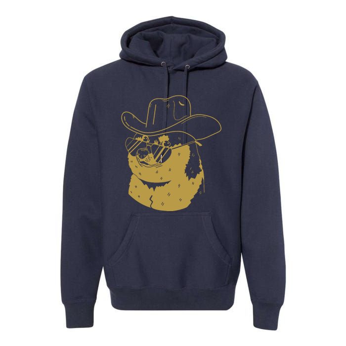 Rodeo Doge Funny Dogecoin Premium Hoodie