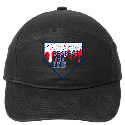 Respect Drip For Ice Cream Spinkle 7-Panel Snapback Hat