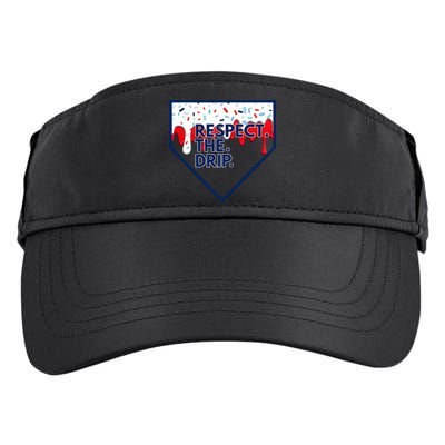 Respect Drip For Ice Cream Spinkle Adult Drive Performance Visor
