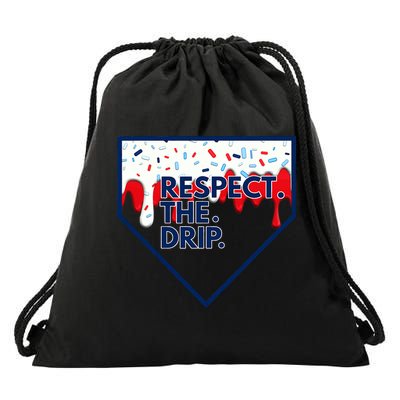Respect Drip For Ice Cream Spinkle Drawstring Bag