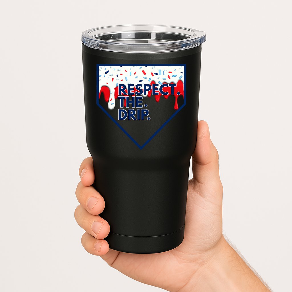 Respect Drip For Ice Cream Spinkle Tumbler