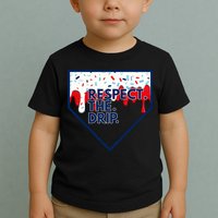 Respect Drip For Ice Cream Spinkle Toddler T-Shirt