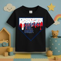 Respect Drip For Ice Cream Spinkle Toddler T-Shirt