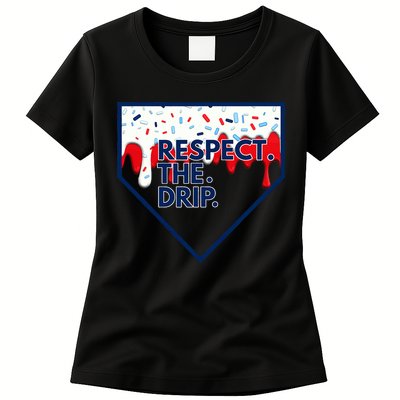 Respect Drip For Ice Cream Spinkle Womens T-Shirt