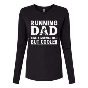 Running Dad Funny Marathon Runner FatherS Day Gift Womens Cotton Relaxed Long Sleeve T-Shirt