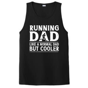 Running Dad Funny Marathon Runner FatherS Day Gift PosiCharge Competitor Tank