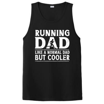 Running Dad Funny Marathon Runner FatherS Day Gift PosiCharge Competitor Tank