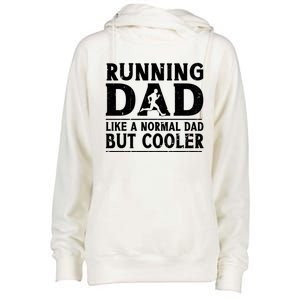 Running Dad Funny Marathon Runner FatherS Day Gift Womens Funnel Neck Pullover Hood