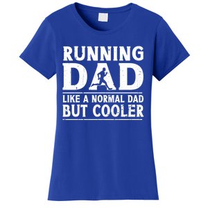 Running Dad Funny Marathon Runner FatherS Day Gift Women's T-Shirt