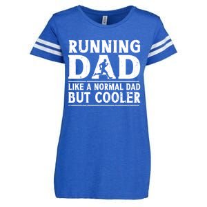 Running Dad Funny Marathon Runner FatherS Day Gift Enza Ladies Jersey Football T-Shirt