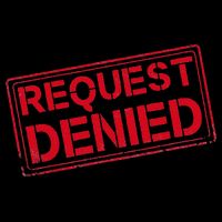 Request Denied Funny Dad Gift For Father On Fathers Day USA-Made Doggie Bandana