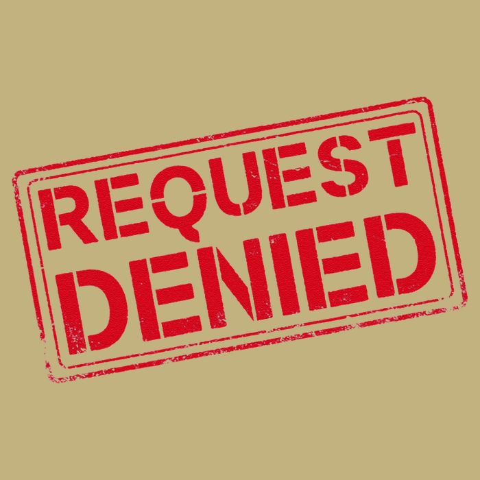 Request Denied Funny Dad Gift For Father On Fathers Day Cooling Performance Crew T-Shirt