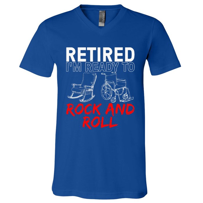 Retirement Design For Retired V-Neck T-Shirt