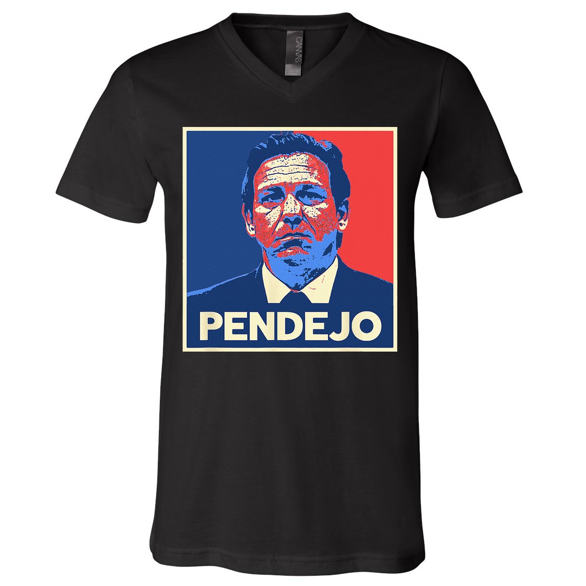 Ron DeSantis Florida Governor Pendejo Anti Desantis V-Neck T-Shirt