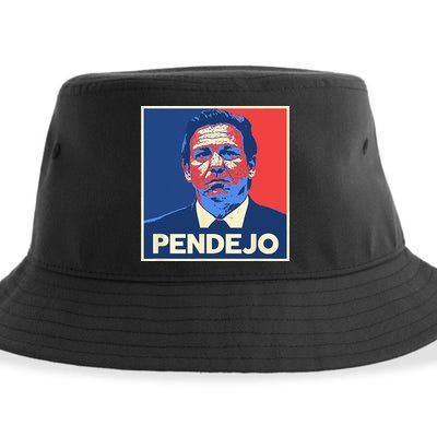 Ron DeSantis Florida Governor Pendejo Anti Desantis Sustainable Bucket Hat