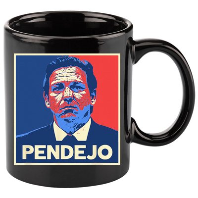 Ron DeSantis Florida Governor Pendejo Anti Desantis 11oz C Handle Ceramic Mug