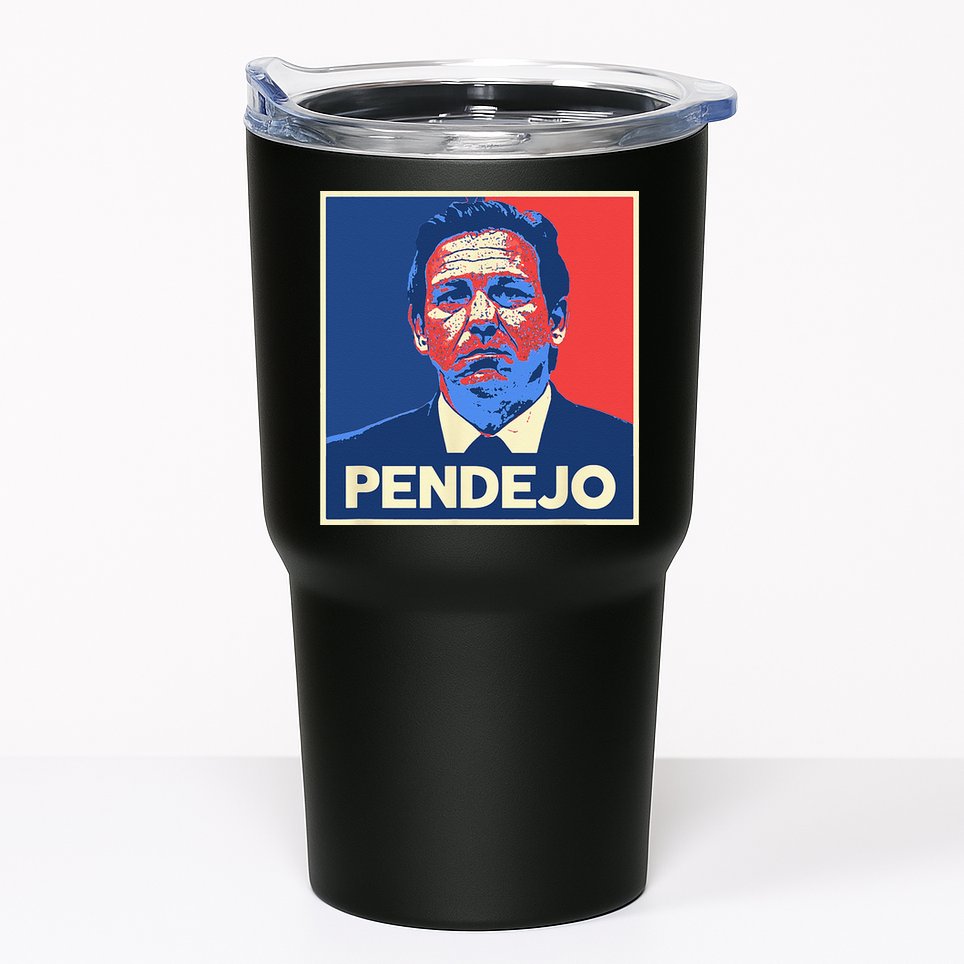 Ron DeSantis Florida Governor Pendejo Anti Desantis Tumbler