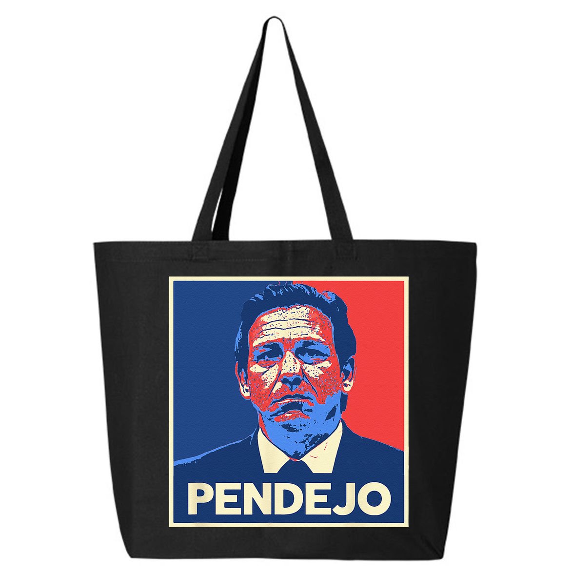 Ron DeSantis Florida Governor Pendejo Anti Desantis 25L Jumbo Tote