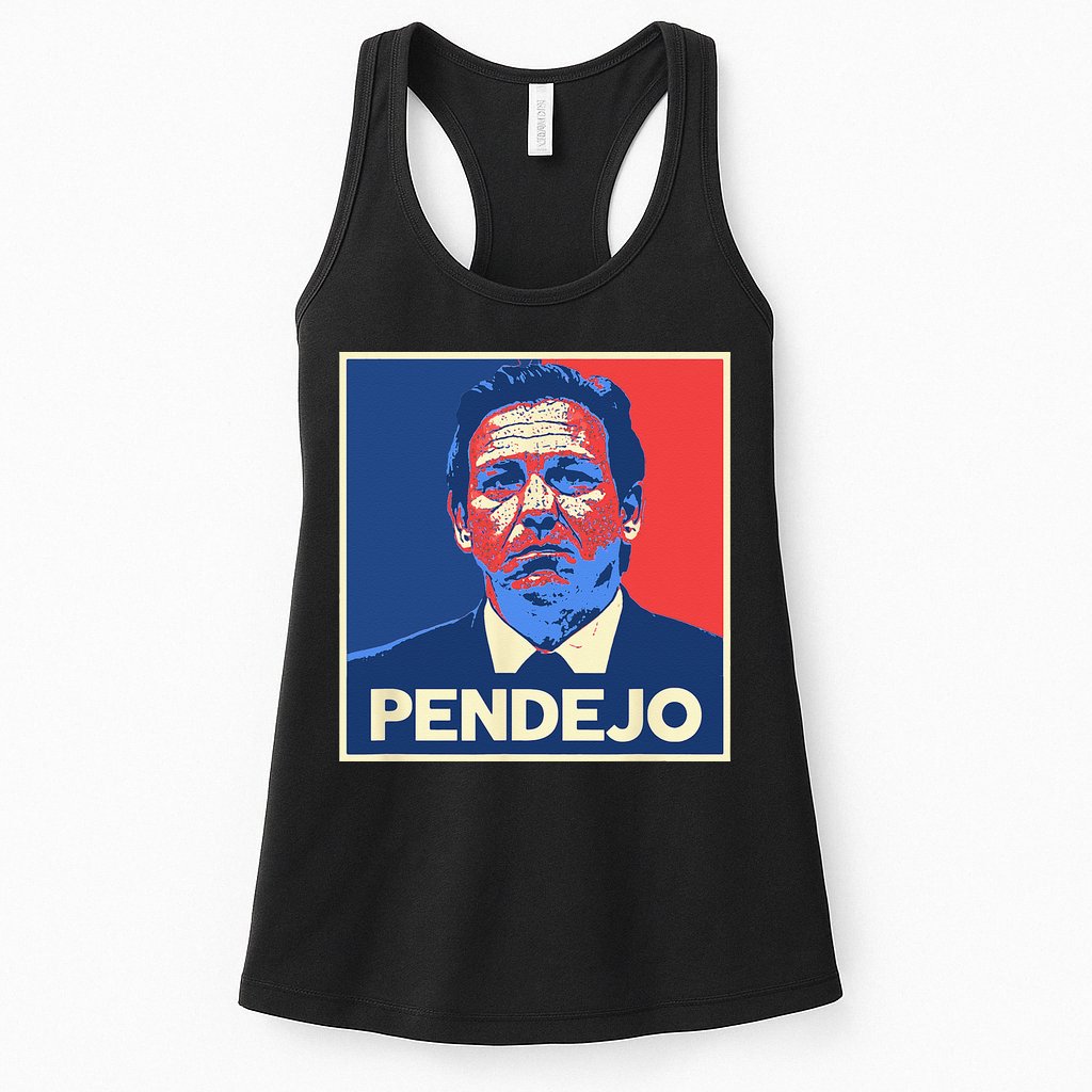 Ron DeSantis Florida Governor Pendejo Anti Desantis Womens Tank Top