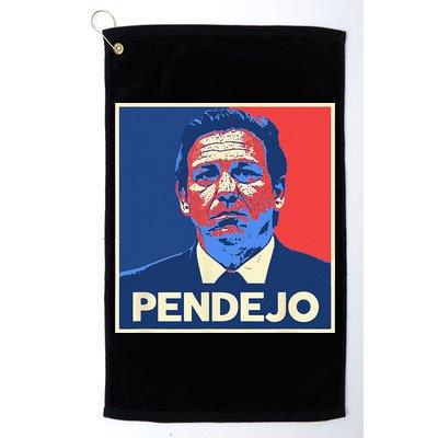 Ron DeSantis Florida Governor Pendejo Anti Desantis Golf Towel