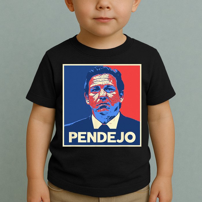 Ron DeSantis Florida Governor Pendejo Anti Desantis Toddler T-Shirt