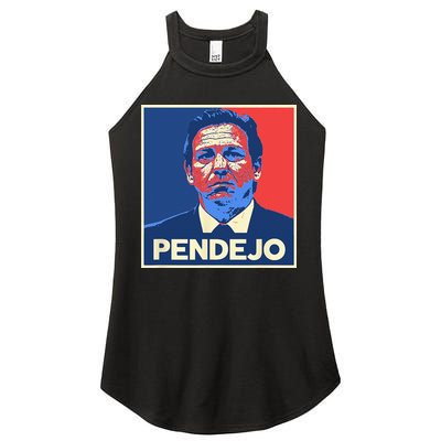 Ron DeSantis Florida Governor Pendejo Anti Desantis Women's Perfect Tri Rocker Tank