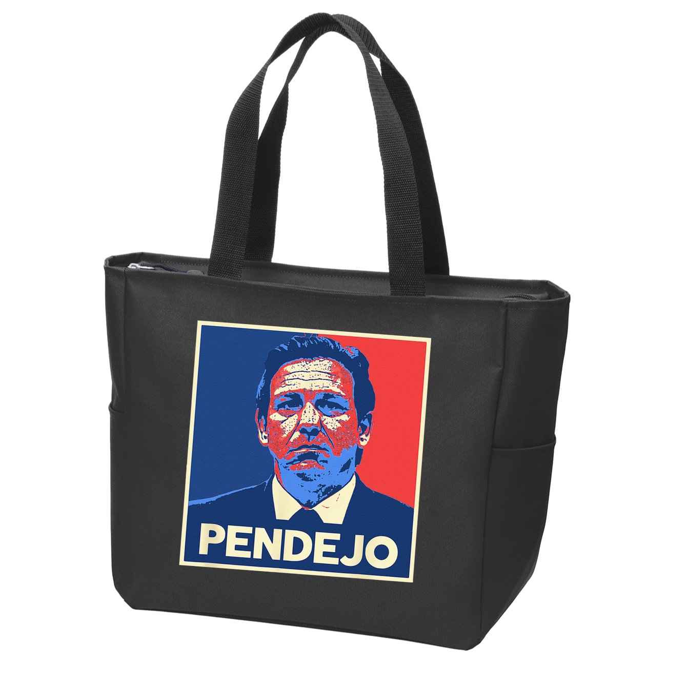 Ron DeSantis Florida Governor Pendejo Anti Desantis Zip Tote Bag