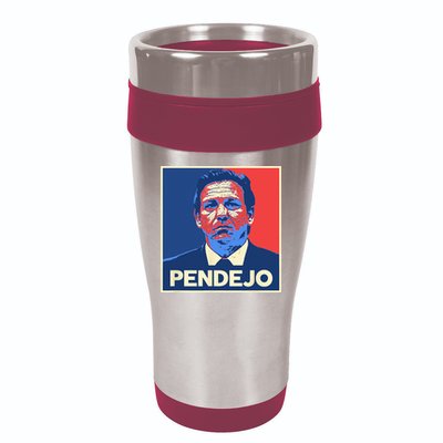 Ron DeSantis Florida Governor Pendejo Anti Desantis 16oz Travel Tumbler