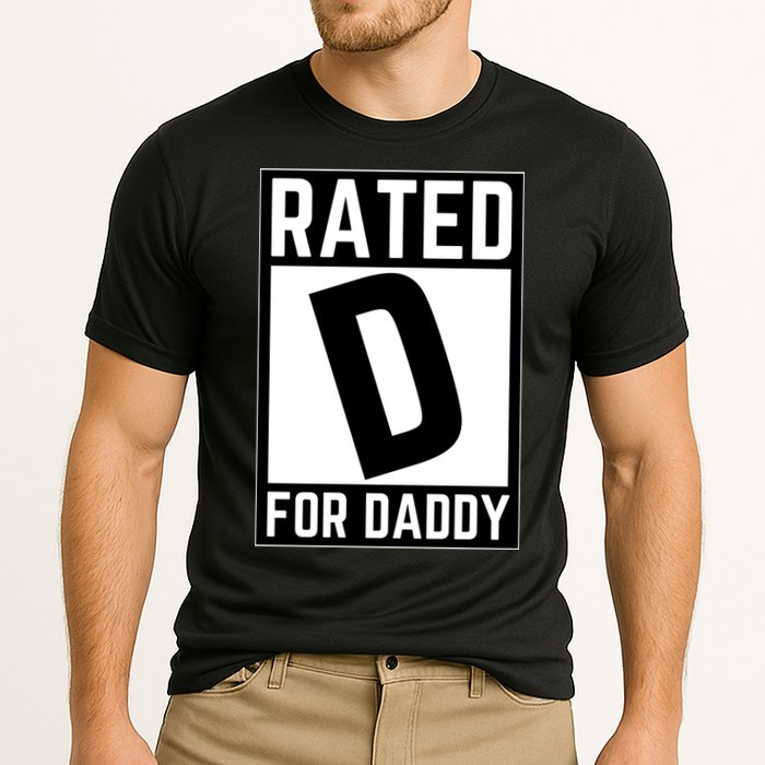Rated D For Daddy Cooling Performance Crew T-Shirt