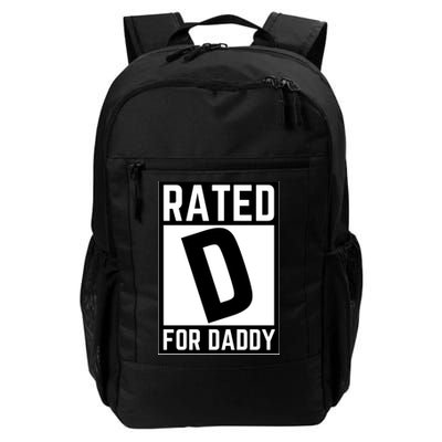 Rated D For Daddy Backpack